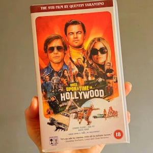 Once Upon A Time In Hollywood - Custom Retro VHS Case / Custom Made Gift / Keepsake