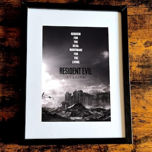 Resident Evil: Requiem (2026) Horror Game Teaser Poster (A3/A4) / Custom Made Wall Art