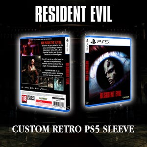 Resident Evil Remake - Custom Retro Replacement Sleeve (PS5)