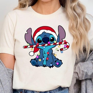 Lilo And Stitch Shirt, Lilo And Stitch Christmas, Stitch Shirt, Disney Christmas Shirt, Disney Shirt, Christmas Shirt, Christmas Gift