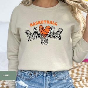 Basketball Mom Sweatshirt, Basketball Mom Shirt,Mothers Day Gift,Basketball Mom Tee,Basketball Game Day,Basketball Mom Shirt,Game Day Shirt