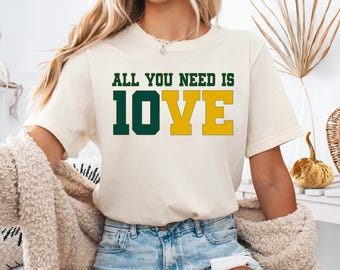 All You Need Is Love Packers Shirt - Football Lover Tee