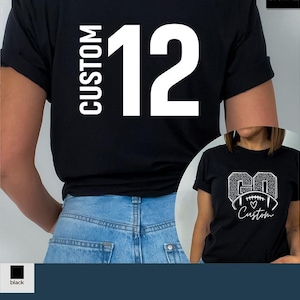 GO Team Mascot Shirt, Personalized Football Shirt, Custom Football Shirt, Football T-Shirt, Football Season Shirt, Your Name Football Shirt