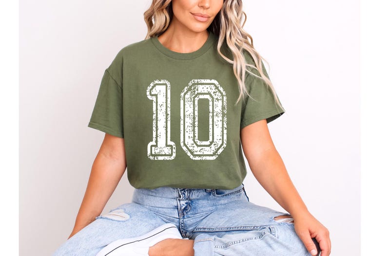 Comfort Colors Custom Number Shirt, Your Number Shirt, Personalized Sports Number Custom Football, Number Shirt, Custom Sports Number Shirt