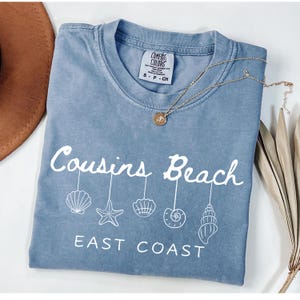 Comfort Colors® Cousins Beach T-Shirt, der Sommer, den ich ziemlich drehte T-Shirt Team Conrad Team Belly Team Jeremiah Ostküste Strand-Shirt TSITP Shirt