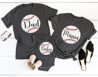 Baseball Family Shirts, Baseball Dad Shirt, Baseball Birthday Family Shirts, Boys Birthday Shirt, Baseball Mama Shirt,Family Baseball Shirts