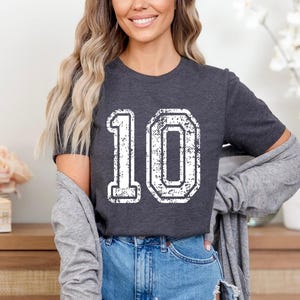 Comfort Colors Custom Number Shirt, Your Number Shirt, Personalized Sports Number Custom Football, Number Shirt, Custom Sports Number Shirt
