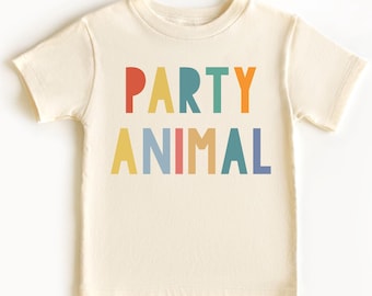 Party Animal Birthday Shirt: Safari Animals Toddler Tee