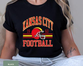 Chiefs Retro Style Shirt,Vintage Football Shirt,Sunday Football,NFL Tee,Crewneck Vintage Chief fan gift Football Crewneck Shirt,Football Fan