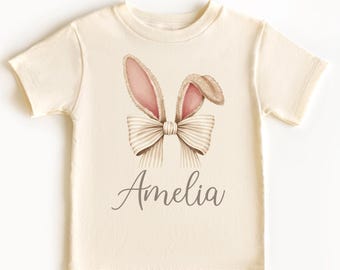 Personalized Easter Bunny Ears Kids Shirt