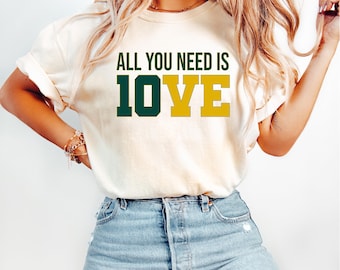 Comfort Colors All You Need Is Love Football Shirt