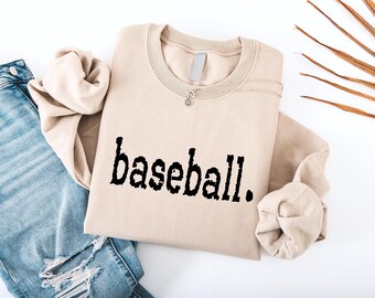 Baseball Sweatshirt: Game Day Sports Mom Crewneck