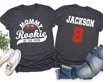 Rookie of the Year Baseball T-Shirts: Custom Birthday Party Shirts