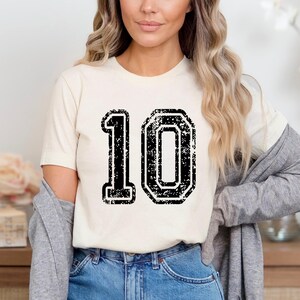 Comfort Colors Custom Number Shirt, Your Number Shirt, Personalized Sports Number Custom Football, Number Shirt, Custom Sports Number Shirt