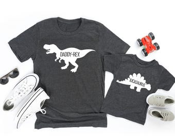 Daddy Rex, Dad and Baby Matching Shirt, Matching Mother Daughter Outfit, Father's Day Shirt,Father Son Matching Shirt,Father's Day Baby Gift
