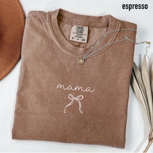 Comfort Colors® Mama Shirt, Birthday Gift for Mom, Mothers Day Gift, New Mom Gift, Baby Shower Gift, Mom Shirt, Pregnancy Announcement Shirt