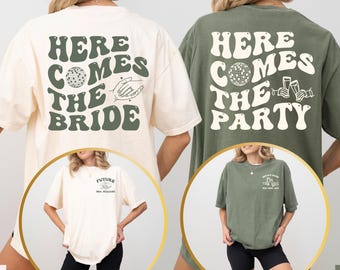 Comfort Colors Retro Bachelorette Party Shirt: Bridal Shower Gift