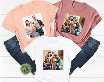Custom Photo Shirt: Personalized Family Picture T-Shirt