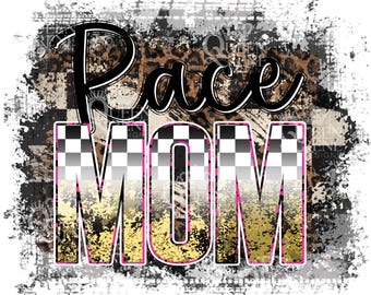 Race Mom digital file for sublimation on tumblers & more!  PNG/JPEG 300 DPI  For all racing sports