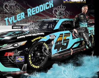 Tyler Reddick Nascar Cup Series driver digital design for sublimation on  tumblers, shirts & more.  PNG/JPEG High Res - auto racings finest
