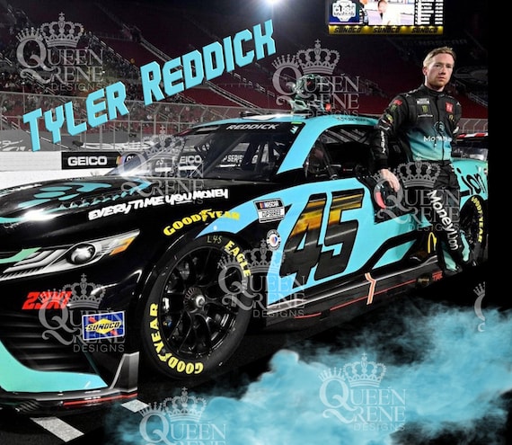Tyler Reddick Nascar Cup Series Driver Digital Design for