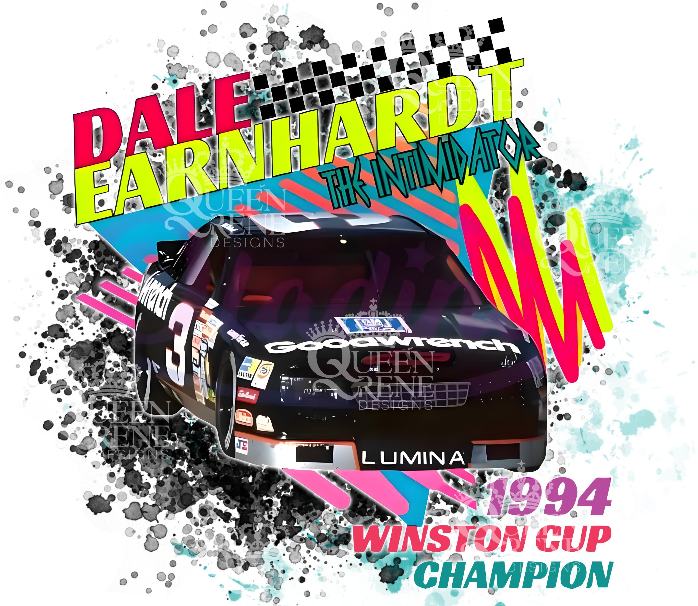 Dale Earnhardt Winston Cup Champion 1994 Digital Image for