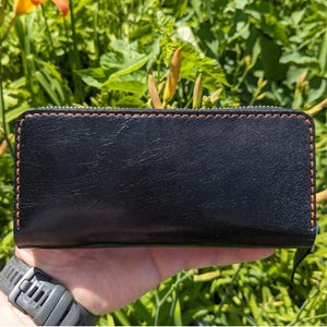 Cartera de cuero, cartera para mujer, cartera para hombre, cartera de mano, regalo para el Día de la Igualdad de la Mujer en EE. UU., regalo de cartera personalizada