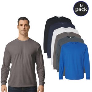 Gildan Heavy Cotton Long Sleeve T-Shirt - Bulk 6 Pack bild 1