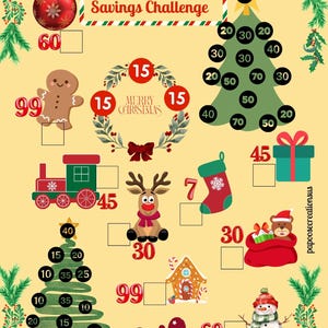 Christmas Savings Challenge