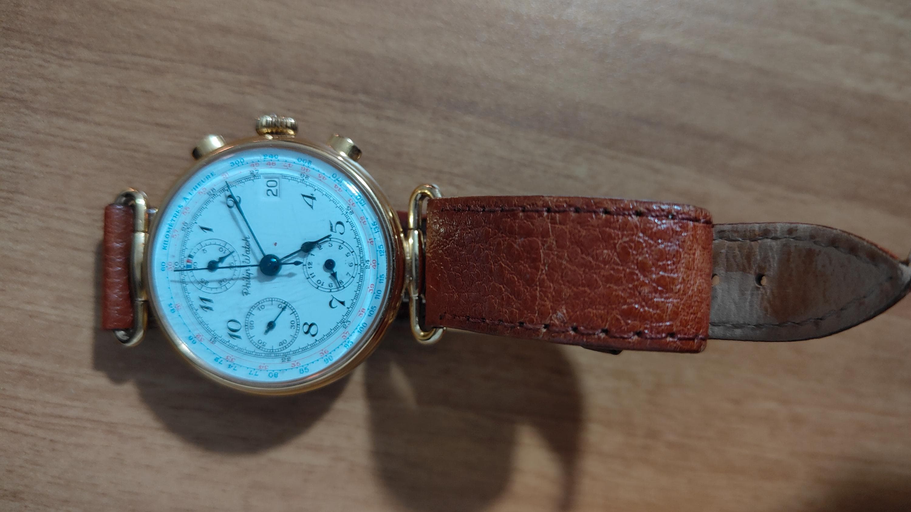 Orologio cronografo vintage Philip Watch a carica manuale Etsy Mexico