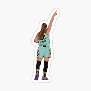 Sabrina Ionescu Sticker Decal pose 2024 decal 4" liberty new york