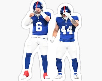 Cam Skattebo Jaxson dart backflip Funny Sticker decal new york  4" Glossy jump giants 2025