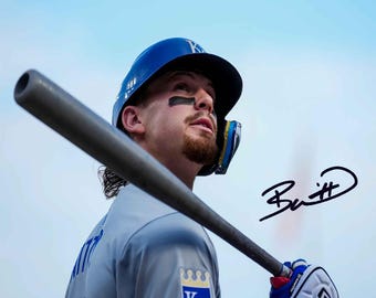 Bobby Witt jr photo picture Kansas City Signed Photo reprint royals 11x14  poster art  cool