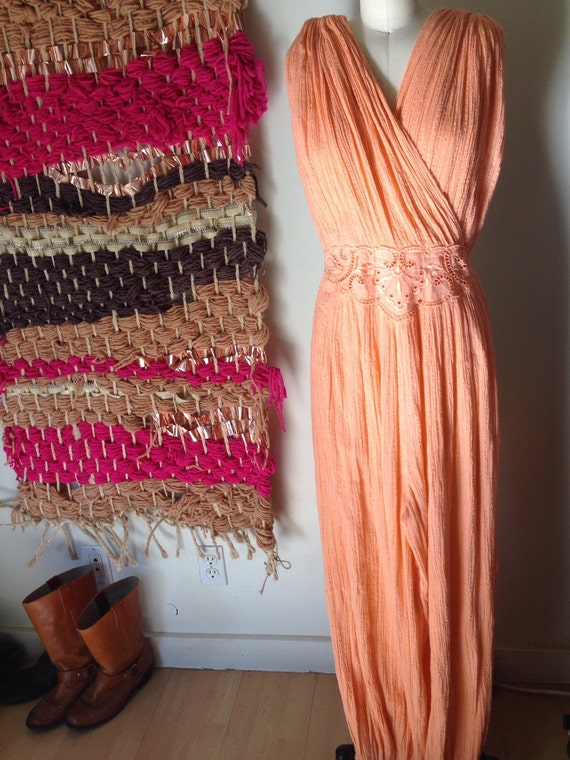 Nina vintage 70's gauze harem jumpsuit romper