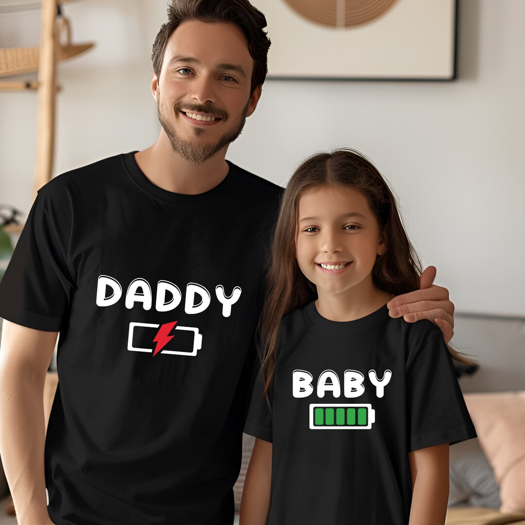 Battery Family Shirts Low Battery Full Battery Shirt Funny Matching ...