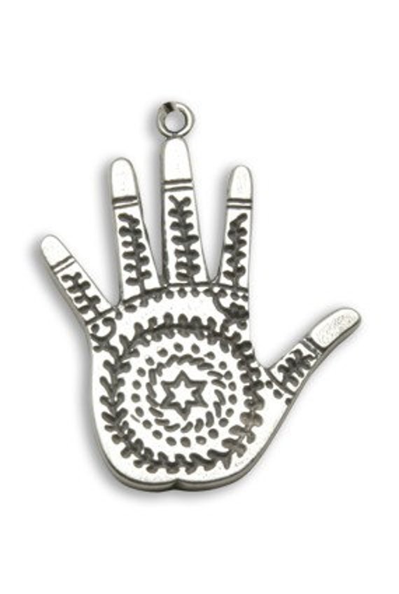 Healing Hand Sterling Silver Pendant