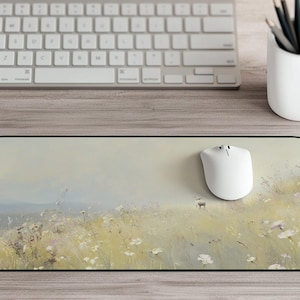 Christian Desk Mat: Boho Office Decor, Non-Slip Neoprene