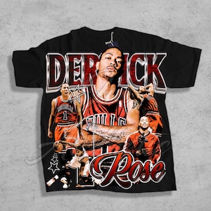 Derrick rose nba graphic tee - Etsy 日本