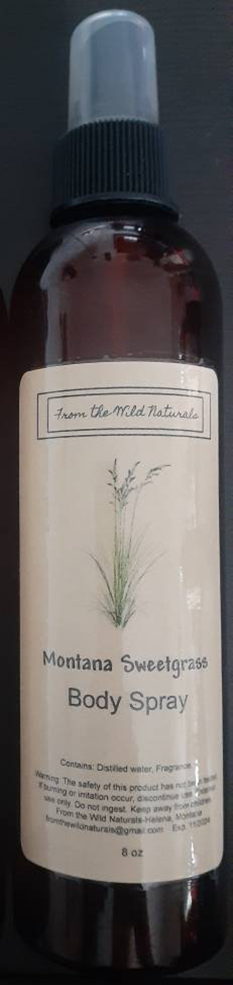 Montana Sweetgrass Body Spray 8oz image 1