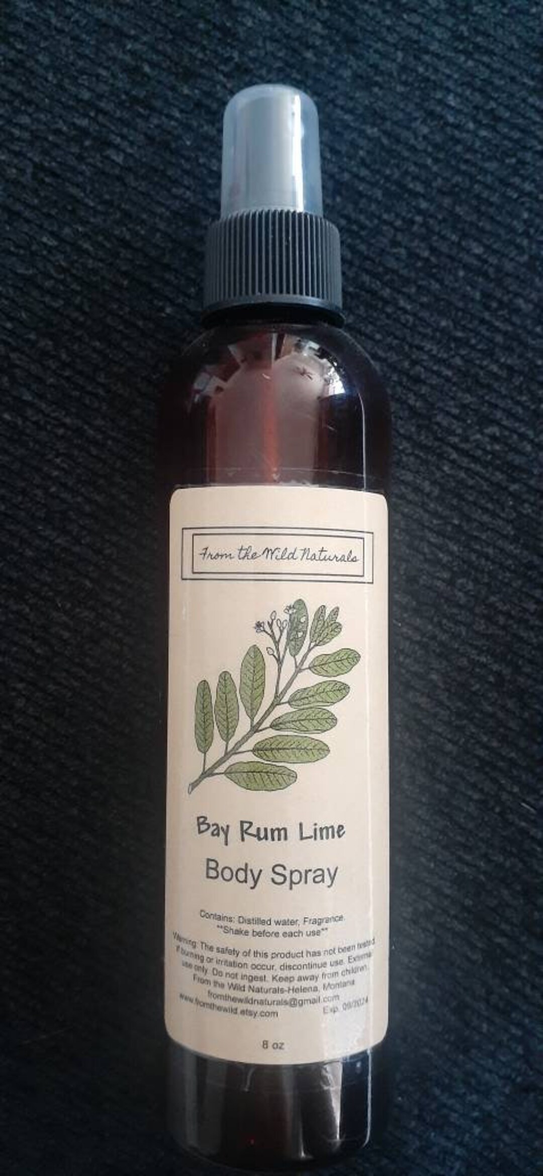 Bay Rum Lime Body Spray for Men 8oz Etsy