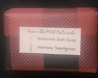 Buttermilk, Honey & Oatmeal Glycerin Bath Soap-detergent free! SLS free!