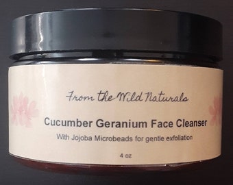 Cucumber Geranium Facial Cleanser-4 oz.