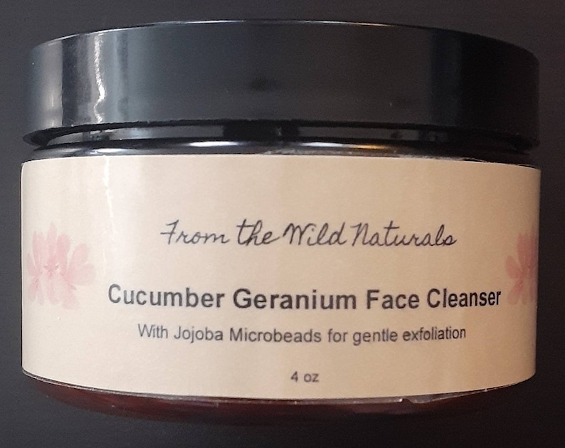 Cucumber Geranium Facial Cleanser-4 oz. image 1