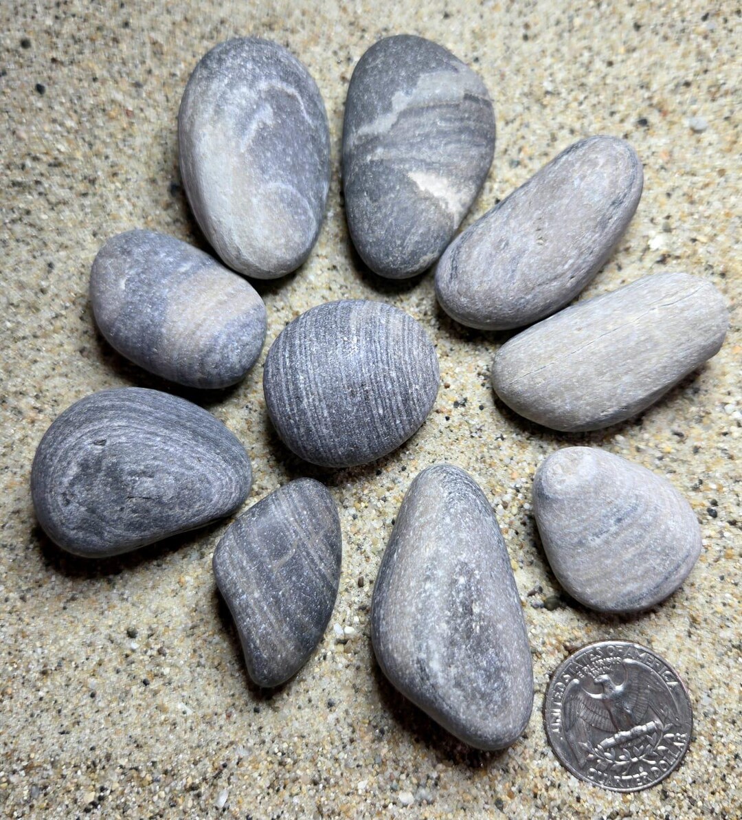 Natural Sea-worn Hand-picked Beach Stones & Protection Stones, Bulk ...
