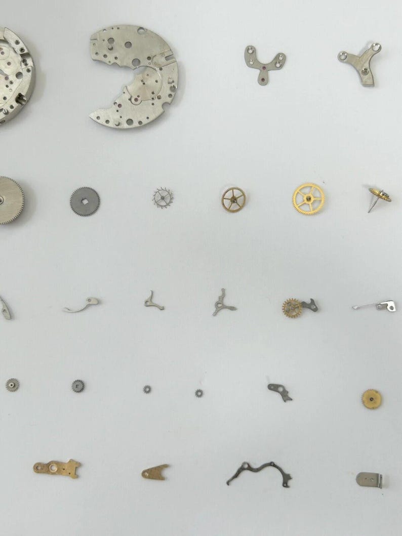 Venus Cal 170 Movement Part Balance Wheel Spring Barrel Bridge Wakmann Breitling image 3