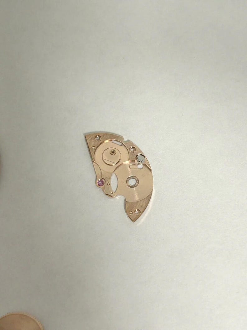 Omega Cal 562 Watch Movement Parts Balance Fork Wheel Spring Bridge 4 image 12