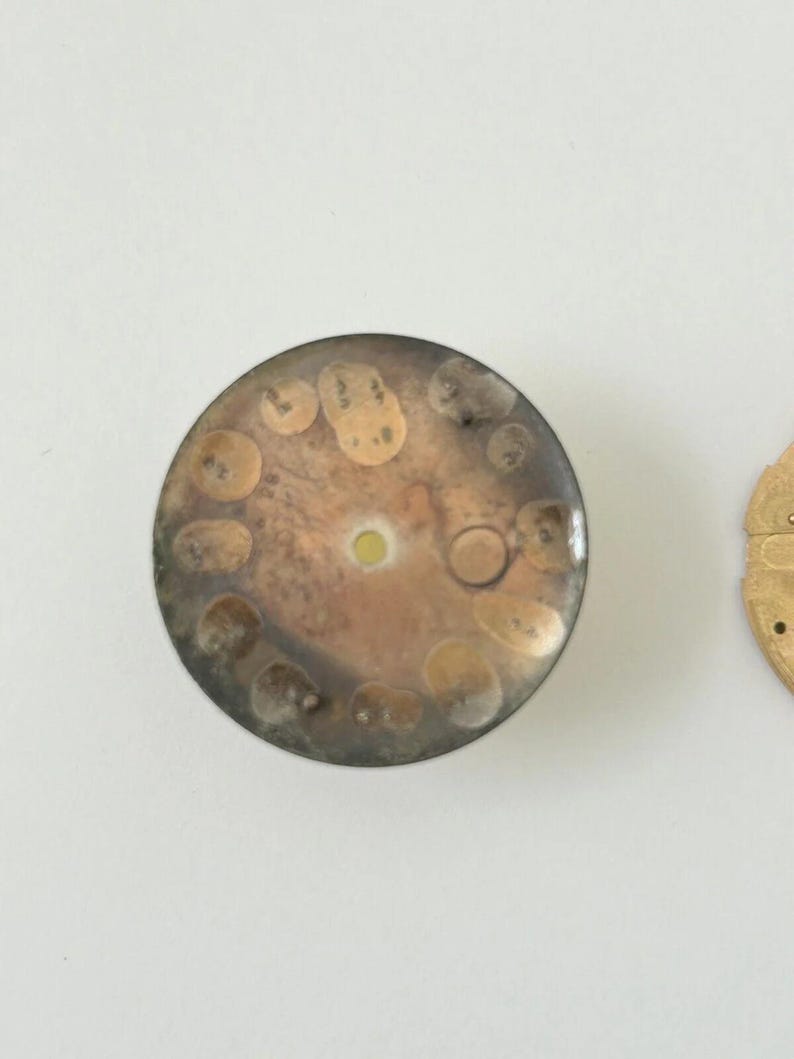Omega Cal 420 Watch Parts Movement Balance Fork Wheel Spring Dial Bridge image 3