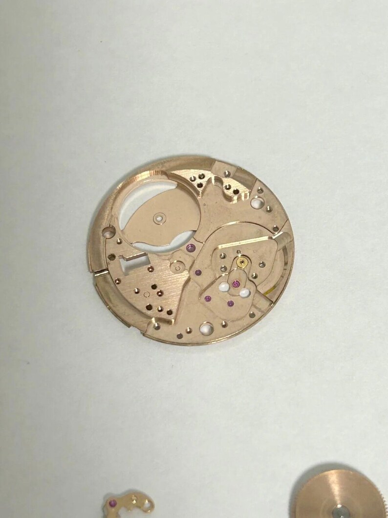 Omega Cal 562 Watch Movement Parts Balance Fork Wheel Spring Bridge 4 image 11