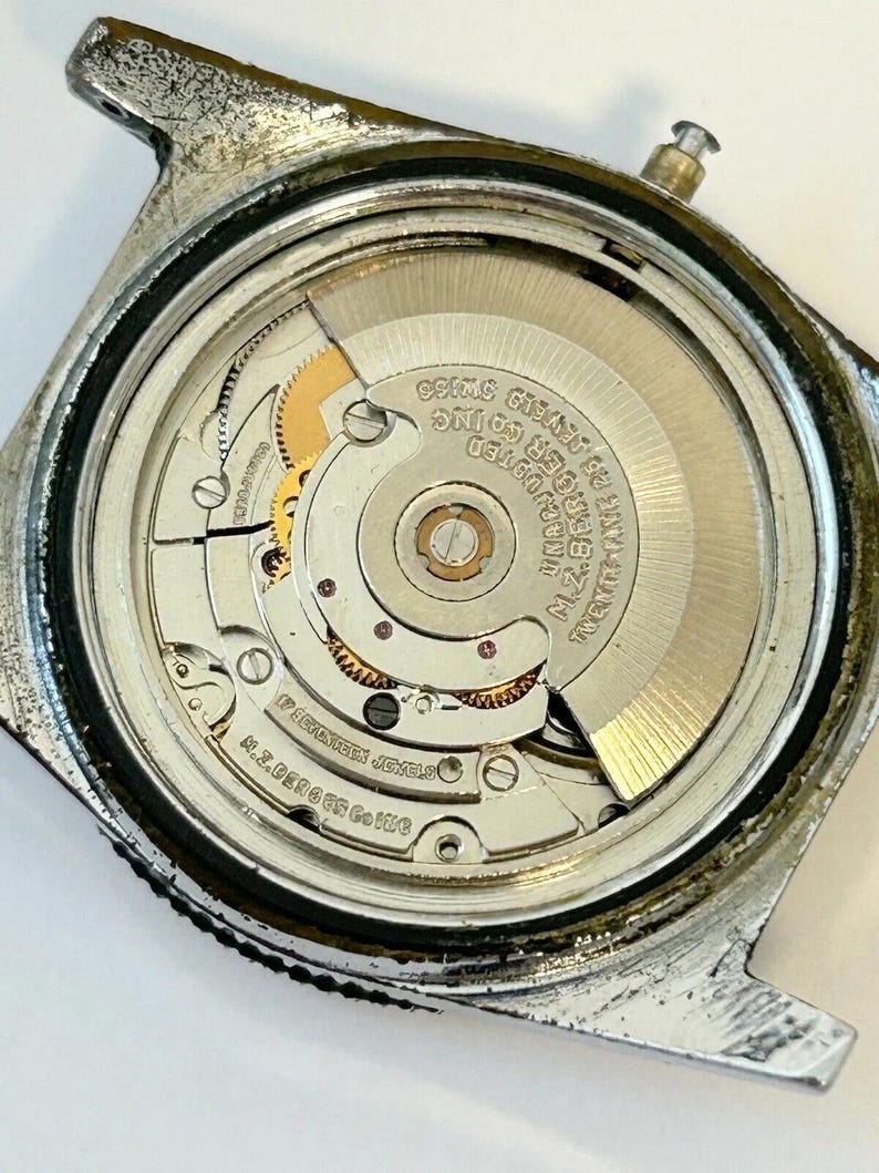 Swiss 100 Cal ETA 2789 Watch Parts Movement Balance Spring Dial Hand Bezel image 2