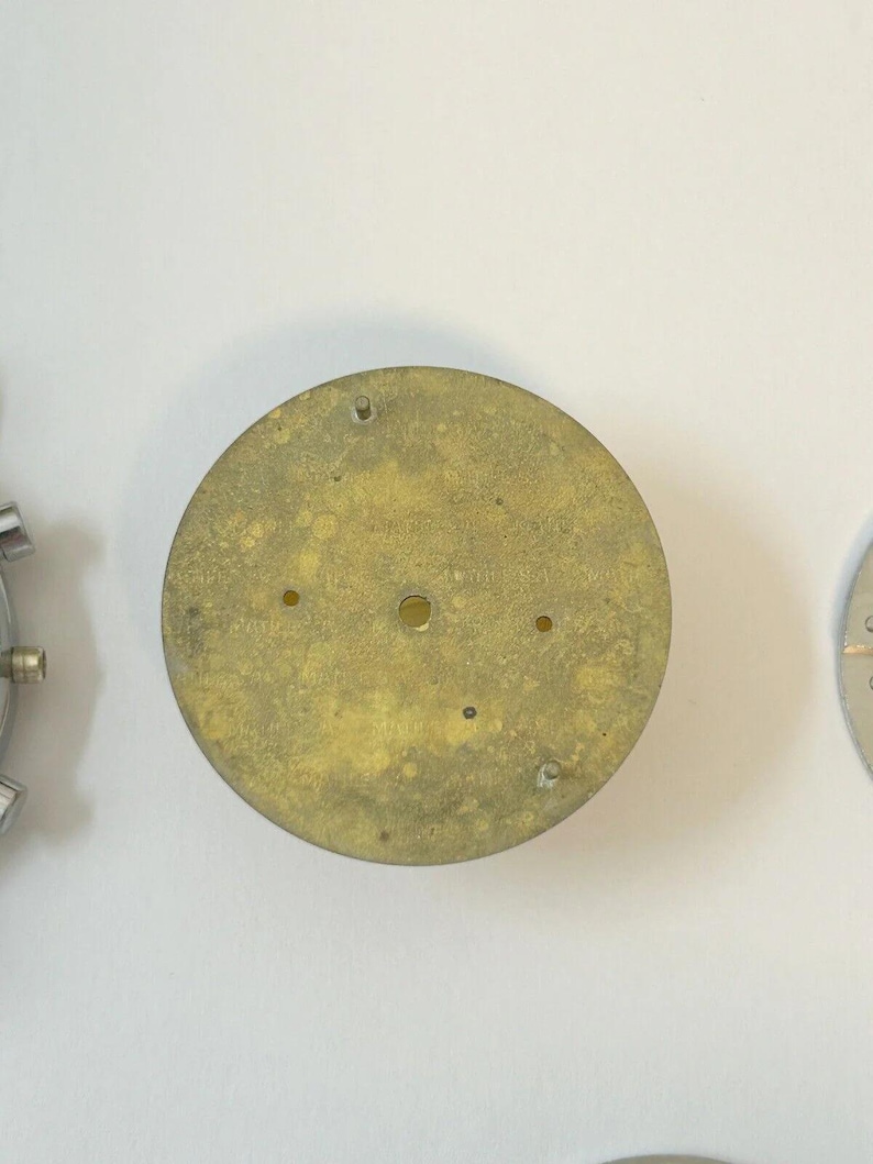 Vulcain 37mm chronograph Valjoux Cal 7733 Watch Movement Parts Dial 7734 7736 image 9